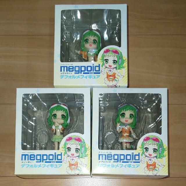 アーティストボーカル megpoid メグッポイド デフォルメフィギュア 全3種