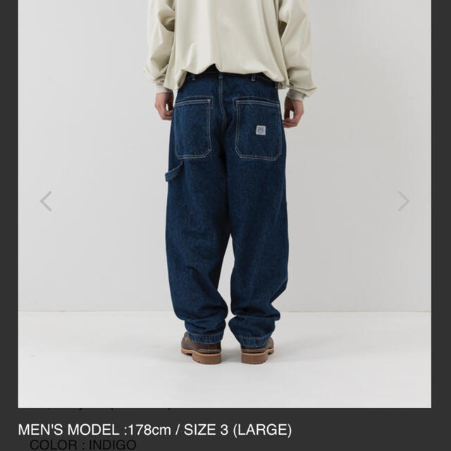 W)taps(ダブルタップス)のDESCENDANT  DIY PAINTER TROUSERS メンズのパンツ(デニム/ジーンズ)の商品写真