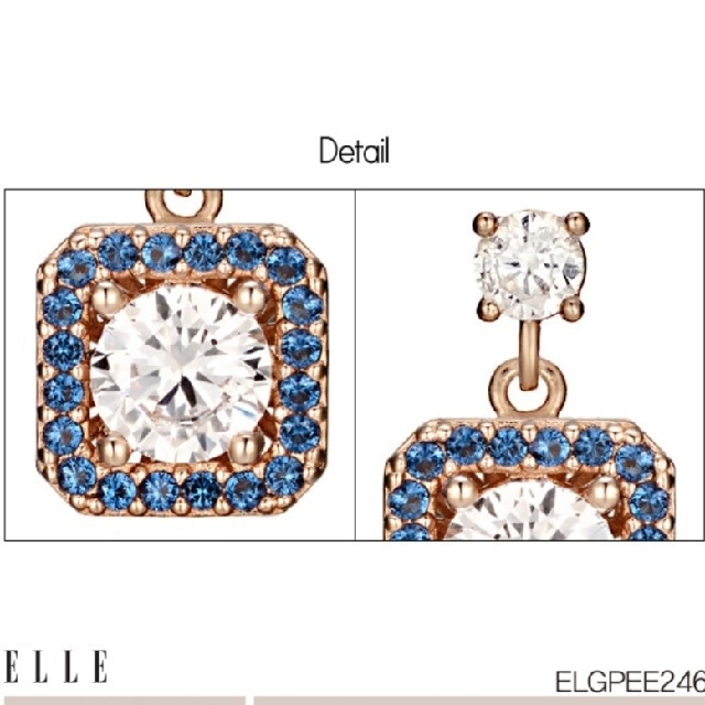 ELLE(エル)のELLE  ブルーミング 14Kイヤリング レディースのアクセサリー(イヤリング)の商品写真