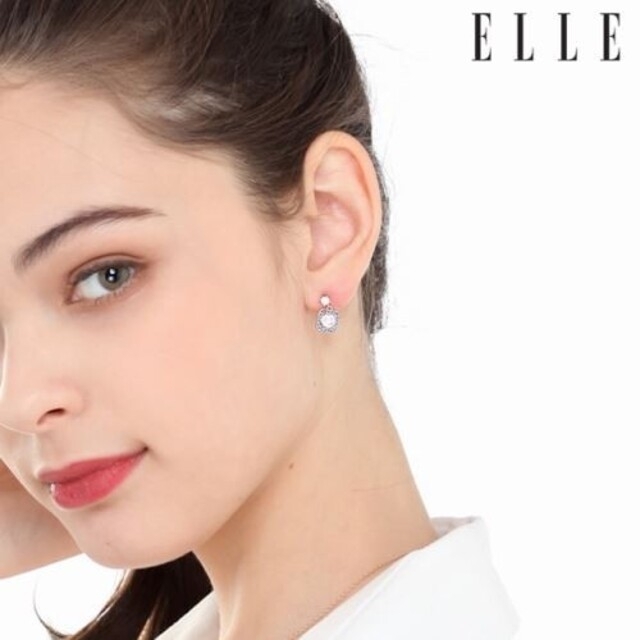 ELLE(エル)のELLE  ブルーミング 14Kイヤリング レディースのアクセサリー(イヤリング)の商品写真