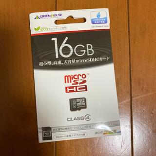 microSDHCカード(アダプタ付属) 16GB クラス4 G(その他)