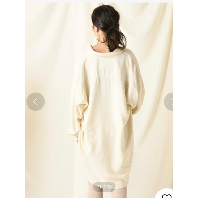 DouDou(ドゥドゥ)のdoudou デニムロングシャツ レディースのトップス(シャツ/ブラウス(長袖/七分))の商品写真