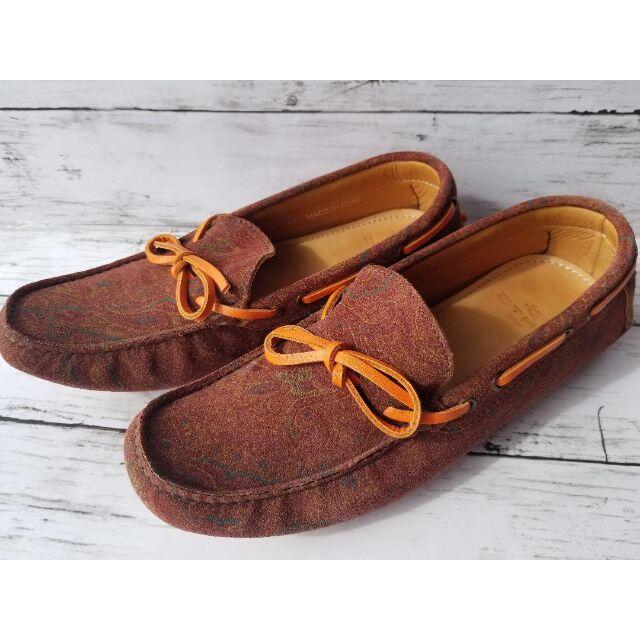 極美品】ETRO エトロ スウェード モカシンシューズ ドライビング 41