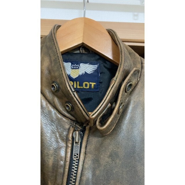 schott(ショット)のHN.PILOT　シングル　ライダース　レザージャケット メンズのジャケット/アウター(レザージャケット)の商品写真