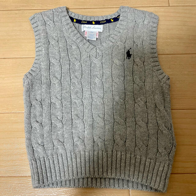 POLO RALPH LAUREN(ポロラルフローレン)のPOLO ラルフローレン ベビーベスト 80 キッズ/ベビー/マタニティのベビー服(~85cm)(ニット/セーター)の商品写真