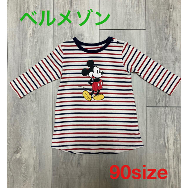 ベルメゾン(ベルメゾン)のベルメゾン　ミッキー キッズ/ベビー/マタニティのキッズ服女の子用(90cm~)(ワンピース)の商品写真