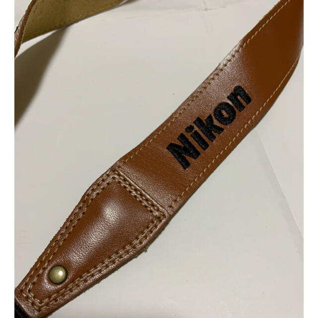 一眼Nikon レザーストラップ　ネックストラップ