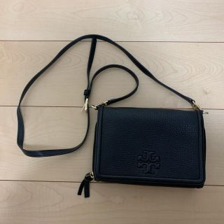 トリーバーチ(Tory Burch)のTORY BURCH ウォレット付きポシェット BK(ショルダーバッグ)