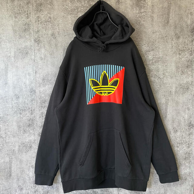 Original(オリジナル)の美品　ビッグサイズ　adidas originals トレファイルロゴパーカー メンズのトップス(パーカー)の商品写真