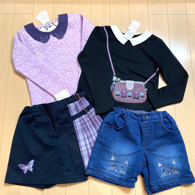 ANNA SUI mini(アナスイミニ)の【ご専用】ANNA SUImini 140【新品】♡4点♡ キッズ/ベビー/マタニティのキッズ服女の子用(90cm~)(Tシャツ/カットソー)の商品写真