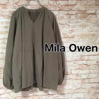 ミラオーウェン(Mila Owen)のミラオーウェン Mila Owen シャツ スキッパー カットソー 長袖(シャツ/ブラウス(長袖/七分))