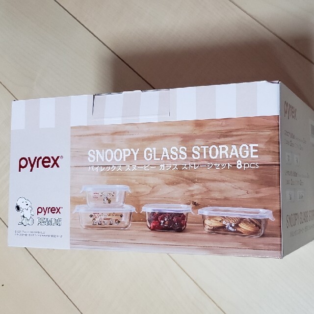 Pyrex(パイレックス)のスヌーピー耐熱容器 インテリア/住まい/日用品のキッチン/食器(容器)の商品写真