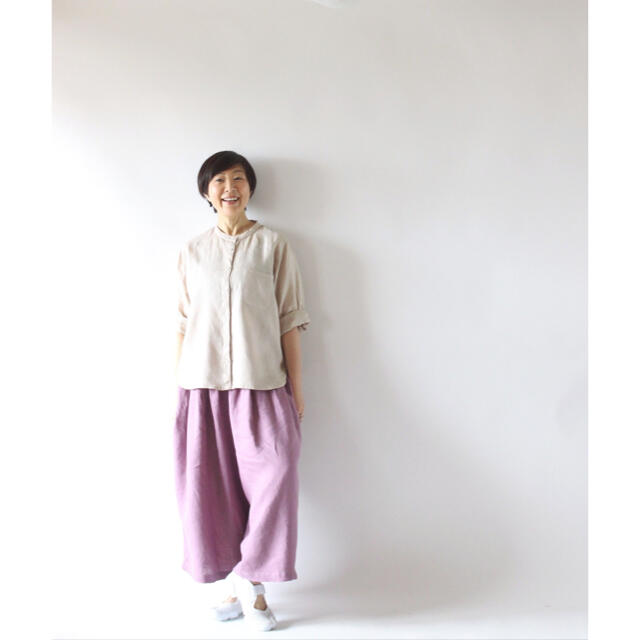 fog linen work(フォグリネンワーク)のあっこたん×キナル× fog linen work  ごきげんパンツ レディースのパンツ(カジュアルパンツ)の商品写真