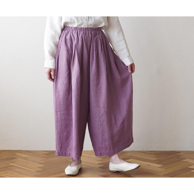 fog linen work(フォグリネンワーク)のあっこたん×キナル× fog linen work  ごきげんパンツ レディースのパンツ(カジュアルパンツ)の商品写真