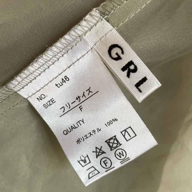 GRL(グレイル)のGRL シャツ,タンクトップセット レディースのトップス(シャツ/ブラウス(長袖/七分))の商品写真