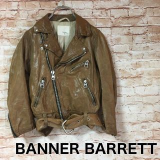 バナーバレット BANNER BARRETT ライダースジャケット レザー 羊革