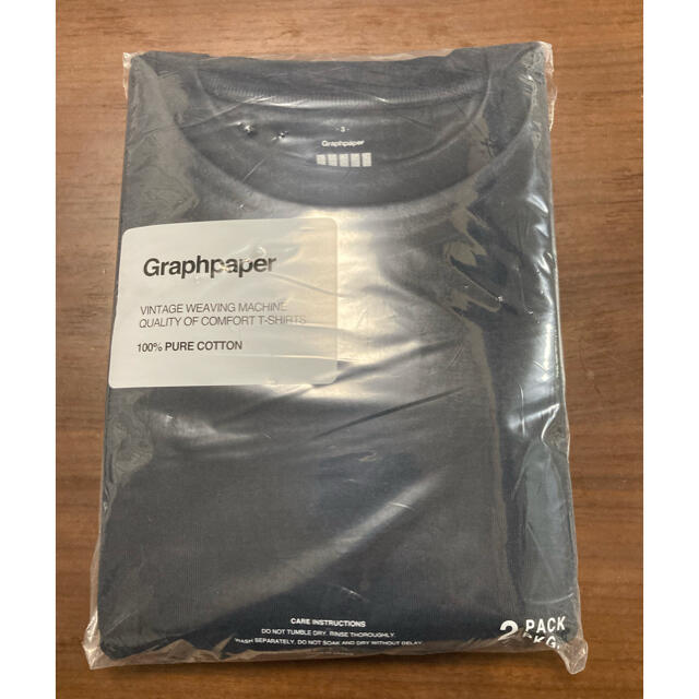 COMOLI(コモリ)の新品　Graphpaper 2-Pack Crew Neck Tee  パックT メンズのトップス(Tシャツ/カットソー(半袖/袖なし))の商品写真