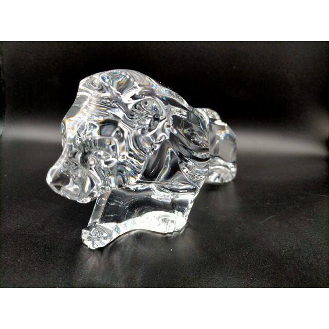 バカラ ライオン クリスタル Baccarat 置物 インテリア ガラス 獅子