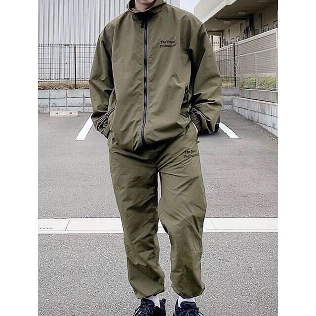 エンノイ ennoy NYLON PANTS グレー シャカシャカ Lサイズ