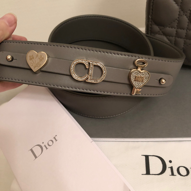 今年購入❤️ミニレディディオール❤️グレー✖️シャンパンゴールド 今年購入❤️ミニレディディオール❤️グレー✖️シャンパンゴールド