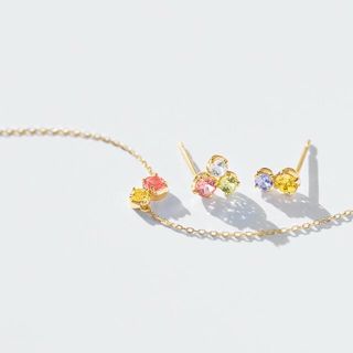 アーカー(AHKAH)のAHKAH ルレーヴピアス ルレーヴデュオピアス セット(ピアス)