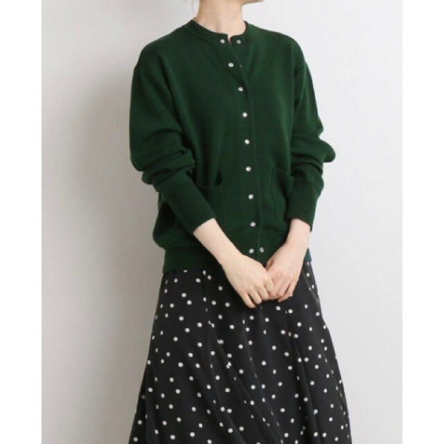 本店は IENA ドットスナップクルーカーディガン グリーン - カーディガン/ボレロ - hlt.no 本店は IENA ドットスナップクルーカーディガン グリーン - カーディガン/ボレロ - hlt.no