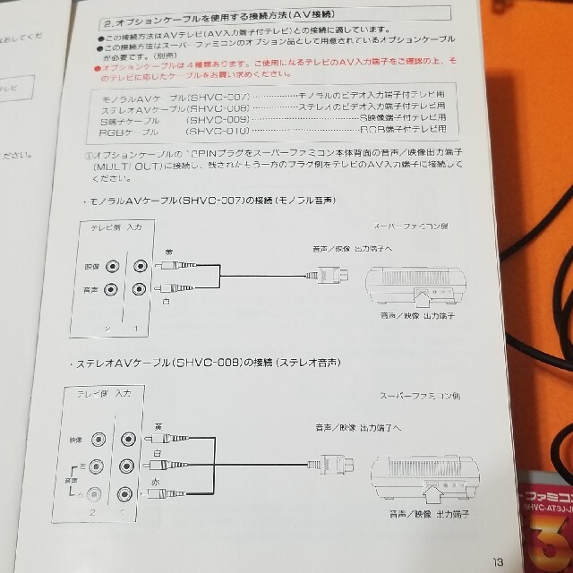 スーパーファミコン(スーパーファミコン)の☆ジャンク品☆任天堂　スーパーファミコン　カセット３ケ付 エンタメ/ホビーのゲームソフト/ゲーム機本体(家庭用ゲーム機本体)の商品写真