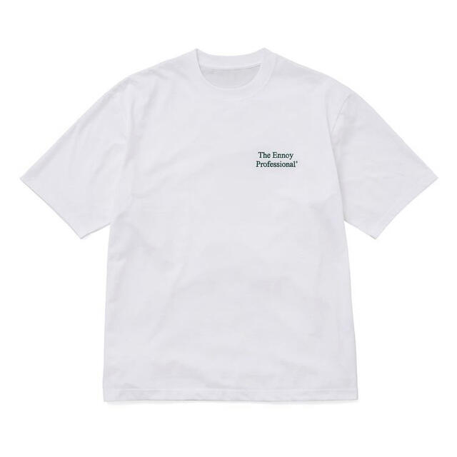 ennoy  新作　tシャツ  白　緑　XL エンノイ　スタイリスト私物