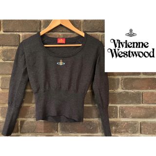 ヴィヴィアンウエストウッド(Vivienne Westwood)のヴィヴィアンウエストウッド ニット セーター オーヴ刺繍 サイズL(ニット/セーター)