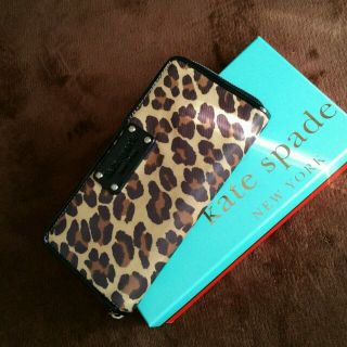 ケイトスペードニューヨーク(kate spade new york)のヒョウ柄 レオパード 長財布(財布)