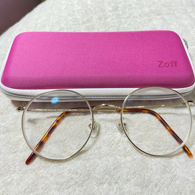 Zoff(ゾフ)のZoff メガネ　ボストン レディースのファッション小物(サングラス/メガネ)の商品写真