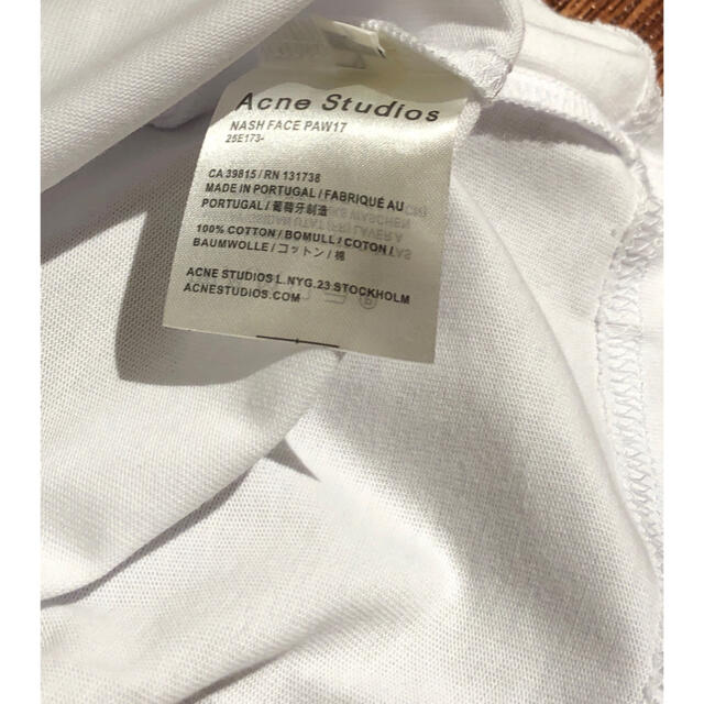 ACNE(アクネ)のacnestudios アクネストゥディオズ Acne Studios Tシャツ メンズのトップス(Tシャツ/カットソー(半袖/袖なし))の商品写真