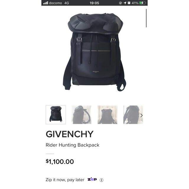 GIVENCHY(ジバンシィ)のGivenchy バッグパック　Rider Hunting Backpac メンズのバッグ(バッグパック/リュック)の商品写真