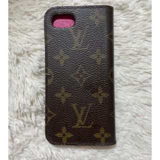 ルイヴィトン(LOUIS VUITTON)のiPhoneケース　7.8  LV ピンク(iPhoneケース)