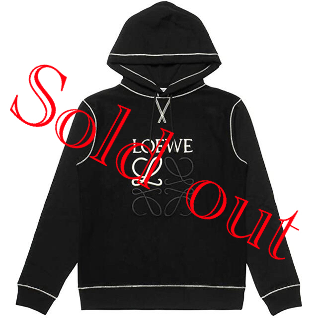 公式】 LOEWE - LOEWE Anagram Embroidered Hoodie パーカー