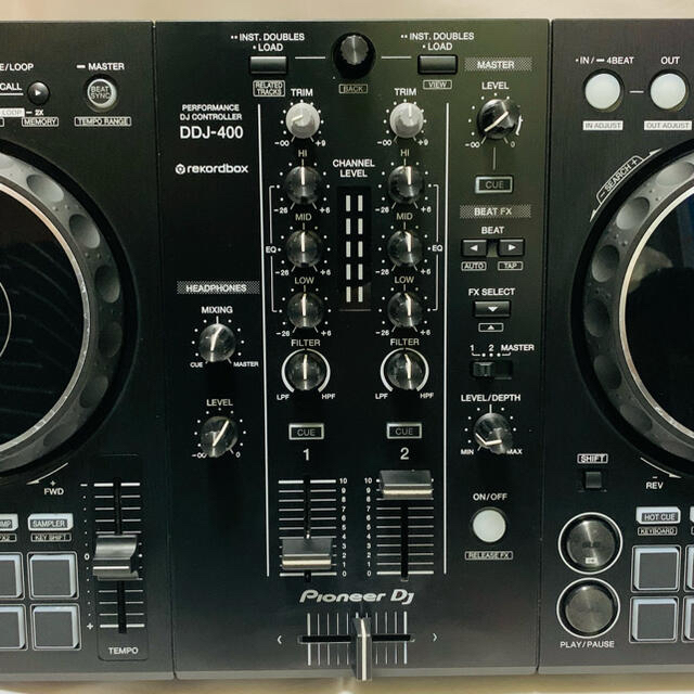 Pioneer(パイオニア)のDJコントローラー　Pioneer DDJ-400 DJコントローラー 動作品 楽器のDJ機器(DJコントローラー)の商品写真