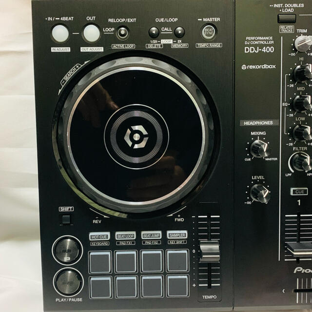 Pioneer(パイオニア)のDJコントローラー　Pioneer DDJ-400 DJコントローラー 動作品 楽器のDJ機器(DJコントローラー)の商品写真