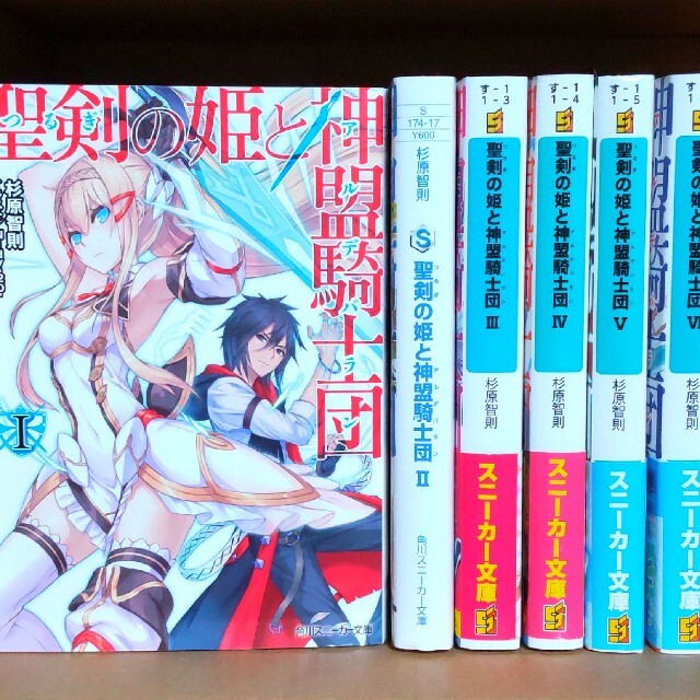 杉原智則『聖剣の姫と神盟騎士団』全６巻完結セット エンタメ/ホビーの本(文学/小説)の商品写真