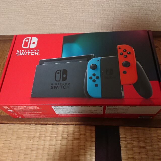 ニンテンドースイッチ本体新品未 JOY-CON(L) ネオンブルー/(R) ネオ-