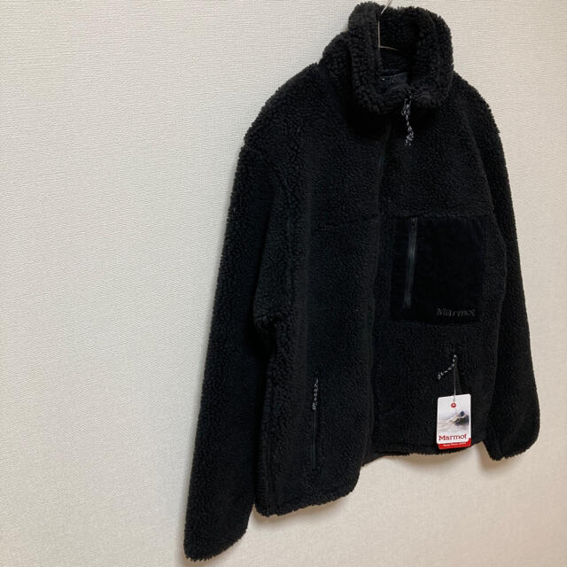 MARMOT(マーモット)の【新品・未使用】marmot フルジップ　フリース  ジャケット　黒 メンズのジャケット/アウター(ブルゾン)の商品写真