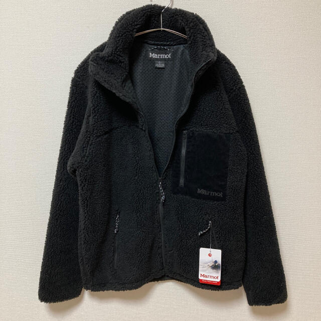 MARMOT(マーモット)の【新品・未使用】marmot フルジップ　フリース  ジャケット　黒 メンズのジャケット/アウター(ブルゾン)の商品写真