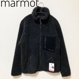 マーモット(MARMOT)の【新品・未使用】marmot フルジップ　フリース  ジャケット　黒(ブルゾン)