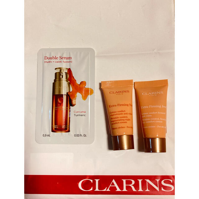 CLARINS(クラランス)のCLARINS ダブルセーラム　サンプル コスメ/美容のキット/セット(サンプル/トライアルキット)の商品写真