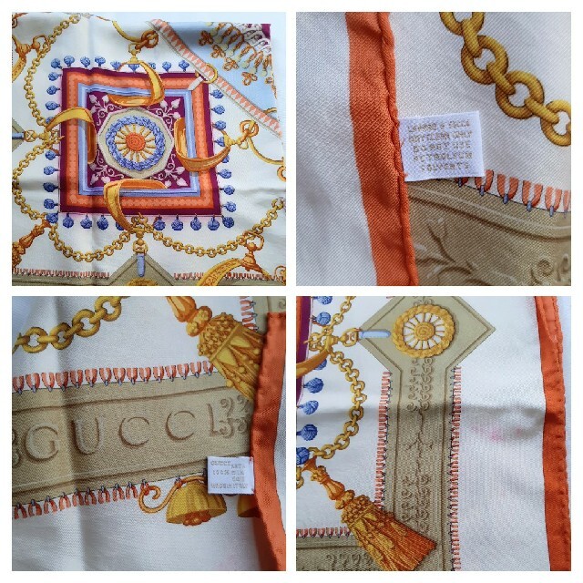 Gucci - GUCCI グッチ silk スカーフ 美品 85×85の通販 by Madrid's