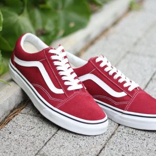 ヴァンズ(VANS)のVANS OLD SKOOL 限定レッドカラー(スニーカー)