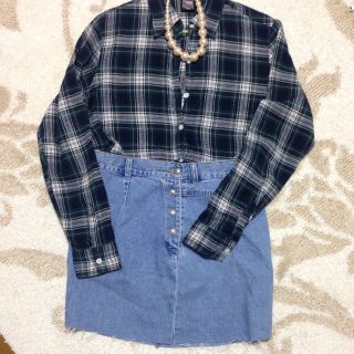 ギャップ(GAP)のGAP♡デニムタイトスカート♡着画有(ミニスカート)