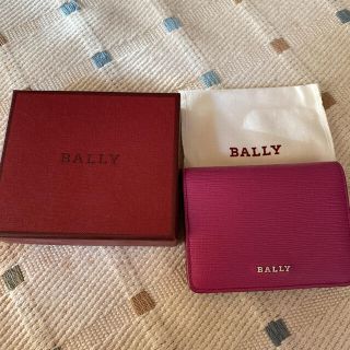 バリー(Bally)のバリー BALLY LETTES W カードケース　ピンク(財布)