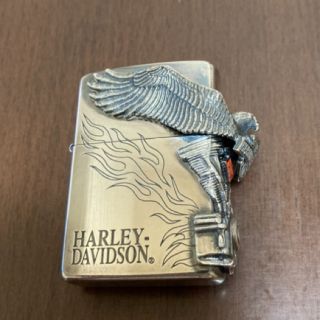 ZIPPO - ハーレーダビッドソン サイドメタル 鷹 イーグル Zipoo 希少 ...