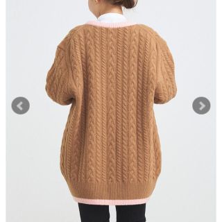 新品 yori ファンシーヘムケーブルカーディガンの通販 by momo's shop