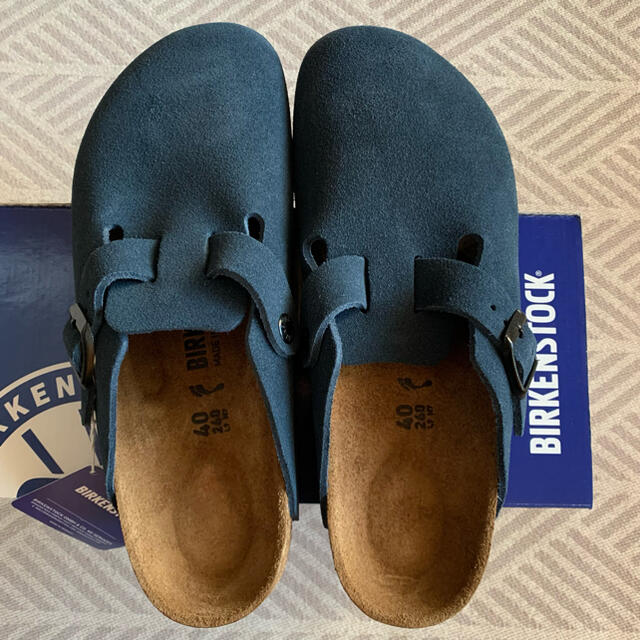 BIRKENSTOCK(ビルケンシュトック)の【新品】ビルケンシュトック　 ボストン　ネイビー　40 26cm ナロー幅 メンズの靴/シューズ(サンダル)の商品写真